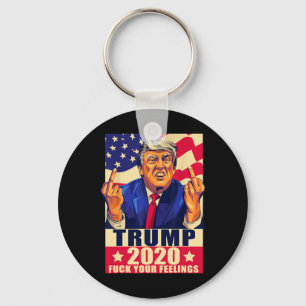 Trump Mittelfinger für deine Gefühle Republikaner- Schlüsselanhänger
