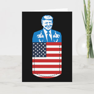 Trump Mittelfinger Tasche 2020 Wahl USA Republikan Karte