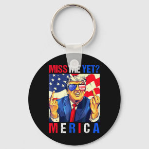 Trump Mittelfinger Vermisst du mich schon Amerikan Schlüsselanhänger