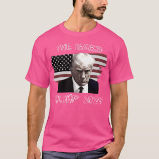 Trump Mugshot Maga Trump Legend Trump die Legende T-Shirt