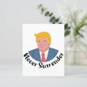 Trump Mugshot nie übergeben (Stehend Vorderseite)