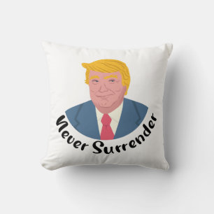 Trump Mugshot nie übergeben Kissen