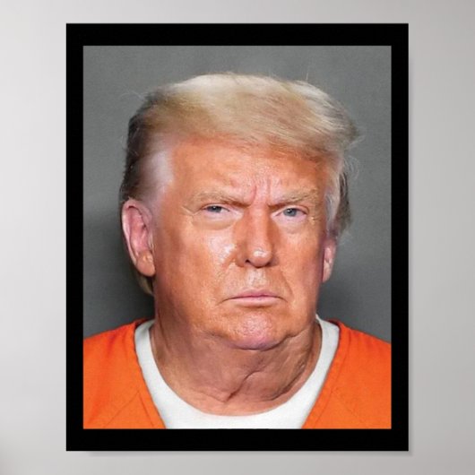 Trump Mugshot Poster (Vorne)