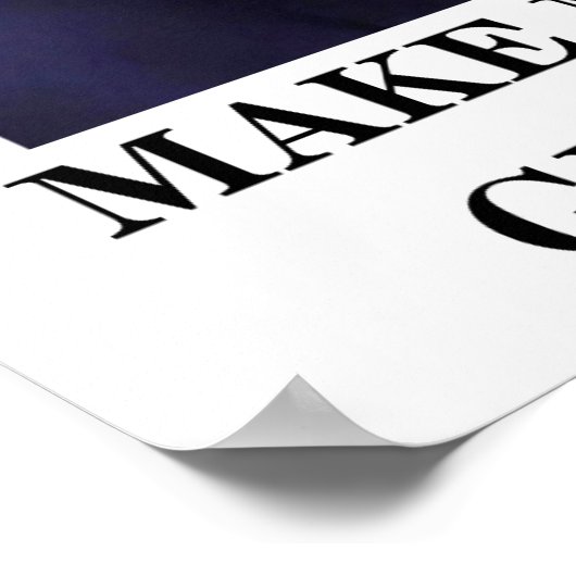 Trump Mugshot Poster - Macht Mugshots wieder großa (Ecke)