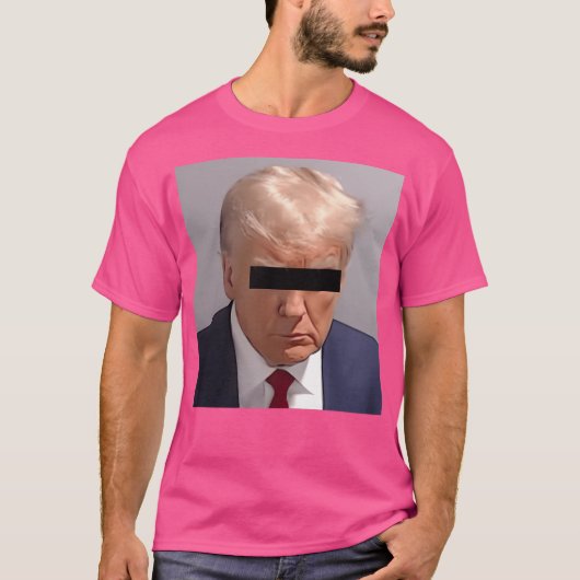 Trump Mugshot T-Shirt (Vorderseite)