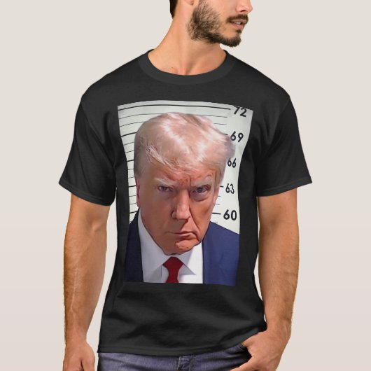 Trump Mugshot T-Shirt (Vorderseite)