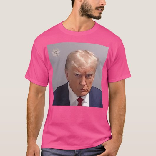 Trump Mugshot T-Shirt (Vorderseite)