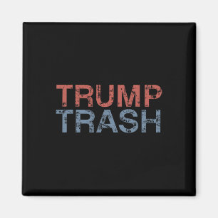 Trump Müll 2025 Retro Grunge Vintage Müll Für  Magnet