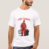 Trump-Mülleimer, Zeit, aus dem Garba auszusteigen T-Shirt (Vorderseite)