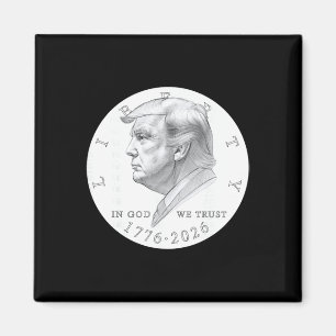 Trump Münze Ein Dollar Magnet