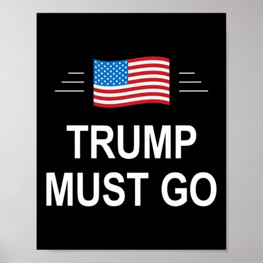 Trump muss weg -  poster (Vorne)