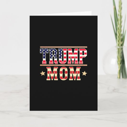 Trump-Mutter Frohen Muttertag Konservative Mutter  Karte (Vorderseite)