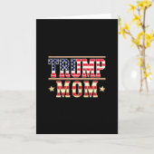 Trump-Mutter Frohen Muttertag Konservative Mutter  Karte (Gelbe Blume)