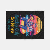 Trump Nacho Gulf No More Est 2025 Funny Saying Men Fleecedecke (Vorderseite (Horizontal))
