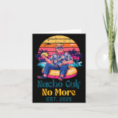 Trump Nacho Gulf No More Est 2025 Funny Saying Men Karte (Vorderseite)