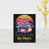 Trump Nacho Gulf No More Est 2025 Funny Saying Men Karte (Gelbe Blume)