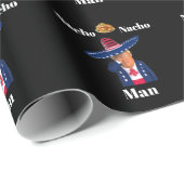 Trump Nacho Man Wrapping Paper Geschenkpapier (Rolleneckpunkt)