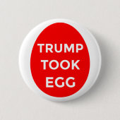 Trump nahm den Knopf "Ei RED" Button (Vorderseite)