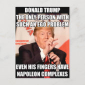 Trump Napoleon Complex Postkarte (Vorderseite)