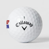 Trump Nation Red Blue Golf Balls Golfball (Logo)