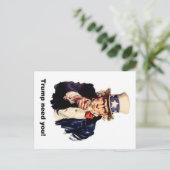 trump need you postkarte (Stehend Vorderseite)