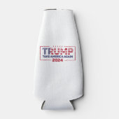 Trump - Nehmen wir Amerika 2024 wieder Flaschenkühler (Vorderseite)