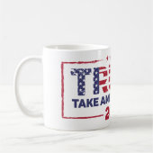 Trump - Nehmen wir Amerika 2024 wieder Kaffeetasse (Links)