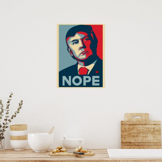 Trump - Nein Poster (Küche)