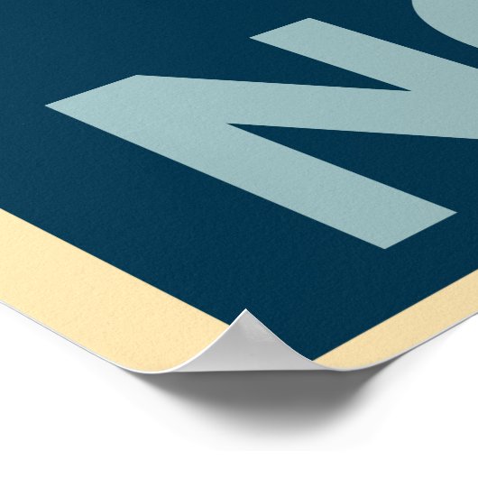 Trump - Nein Poster (Ecke)