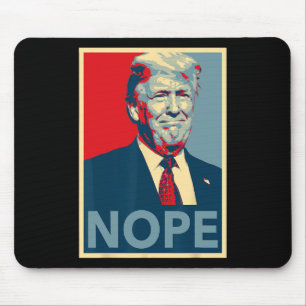 Trump Nein Poster-Shirt - Oma Hope Stil 8645  Mousepad