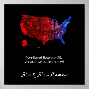 Trump-Netzwerk besser als 5G, können Sie uns jetzt Poster