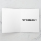 TRUMP NEUE BABY-GRATULATIONEN BIG GREETING CARD KARTE (Innenseite)