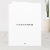 TRUMP NEUE BABY-GRATULATIONEN GREETING CARD KARTE (Rückseite)