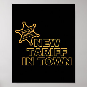 Trump neuer Tarif in der Stadt Poster