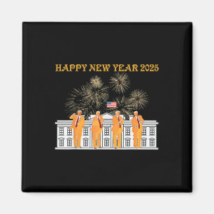 Trump Neues Jahr 2025 Feuerwerk im Weißen Haus Cel Magnet