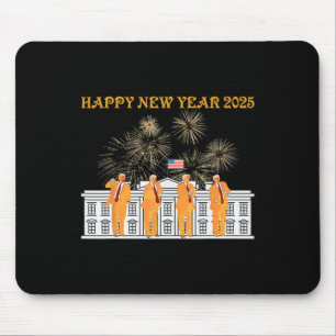 Trump Neues Jahr 2025 Feuerwerk im Weißen Haus Cel Mousepad