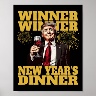 Trump Neujahrsessen 2025  Poster