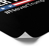 Trump: #nevertrump Anti Trump Poster (Ecke)