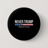 Trump - #nevertrump - button (Vorderseite)