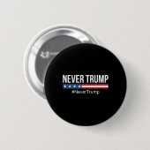 Trump - #nevertrump - button (Vorne & Hinten)