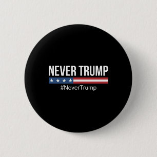 Trump - #nevertrump - button