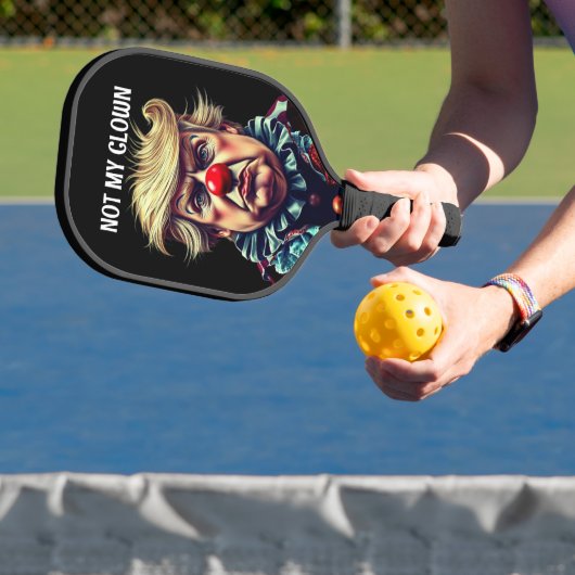 Trump nicht mein Clown Pickleball Schläger (InSitu)