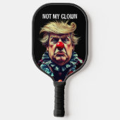 Trump nicht mein Clown Pickleball Schläger (Rückseite)