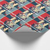 Trump nicht mein Prez-Packpapier Geschenkpapier (Ecke)