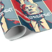 Trump nicht mein Prez-Packpapier Geschenkpapier (Rolleneckpunkt)