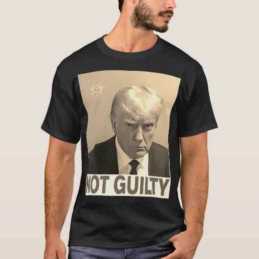 Trump nicht schuldig T-Shirt (Vorderseite)
