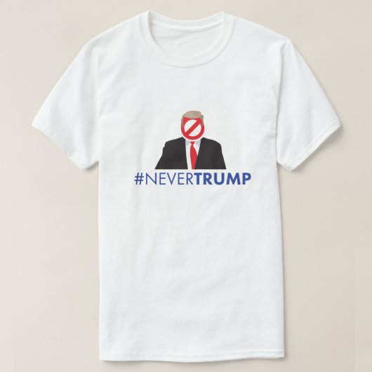 Trump nie Shirt (Design vorne)