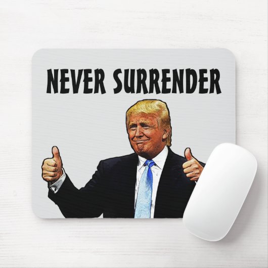 TRUMP NIEMALS ÜBERTRAGUNGSMUSepad Mousepad (Mit Mouse)