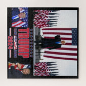 Trump nimmt Amerika zurück Puzzle (Horizontal)