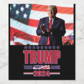 Trump nimmt Amerika zurück Weinetikett (Einzelnes Label)